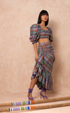 MARRAKESH SKIRT - PACIFIC PLAID