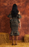 ROMA TOP - BLUE PAISLEY