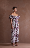 IBIZA TOP - BROWN FLORAL