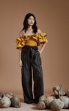 ISADORA TOP - MUSTARD