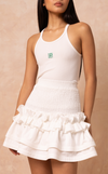 VALLETA SKIRT - WHITE