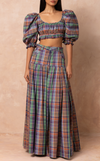 MALAGA SKIRT - PACIFIC PLAID (PRE ORDER)