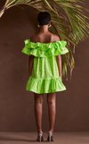 ANDORA DRESS - NEON TIE DYE