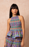 BIRA TOP - PURPLE PLAID