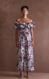 IBIZA TOP - BROWN FLORAL