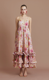 KENYA LONG DRESS - PINK FLORAL (PRE-ORDER)