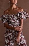 IBIZA TOP - BROWN COCONUT