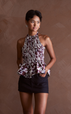 BIRA TOP - BROWN FLORAL