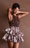 BERLIN TOP - BROWN SPLATTER