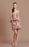 AURORA MINI DRESS - PINK FLORAL