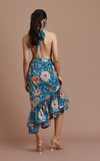 GUYANA SKIRT - BLUE FLORAL