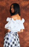 VIERA TOP - SOFT WHITE LINEN