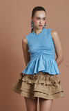 BRISBANE TOP - BLUE