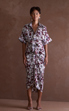 ASMARA DRESS - BROWN FLORAL