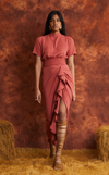 FLORA SKIRT - RUST