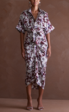 ASMARA DRESS - BROWN FLORAL