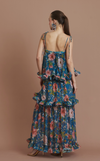 AURORA MAXI DRESS - BLUE FLORAL (PRE-ORDER)