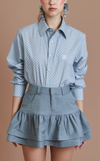 MILANO POLO - LIGHT BLUE TRELLIS