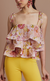 SAMOA TOP - PINK FLORAL (PRE ORDER)
