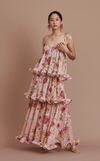 AURORA MAXI DRESS - PINK FLORAL (PRE-ORDER)