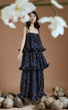 AURORA MAXI - DARK BLUE FLORAL
