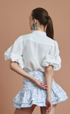 CAMIA TOP - WHITE STRIPES (PRE ORDER)