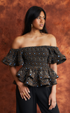 ROMA TOP - BLACK CROSS DIAMOND