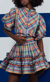 CAMIA TOP - PINK CHECKERED