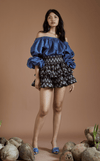 PERLA TOP - BLUE