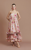 KENYA LONG DRESS - PINK FLORAL (PRE-ORDER)
