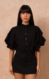 CAMIA TOP - BLACK