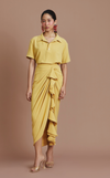 FLORA SKIRT - EGG YOLK