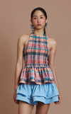 VENEZIA MINI SKIRT - BLUE