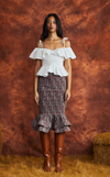 BRASILIA TOP - WHITE VISCOSE