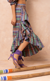MARRAKESH SKIRT - PACIFIC PLAID