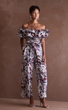 IBIZA TOP - BROWN FLORAL