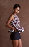 BIRA TOP - BROWN FLORAL