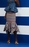TUVALU SKIRT - PINK CHECKERED