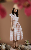 AKIKO DRESS - ORANGE STRIPES