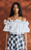 VIERA TOP - SOFT WHITE LINEN