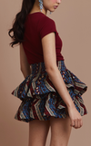 AYDA SKIRT - CHEVRON