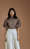 CAMIA TOP - BROWN
