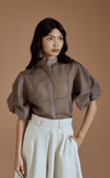 CAMIA TOP - BROWN
