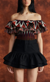 IBIZA TOP - MULTI COLOR CHEVRON