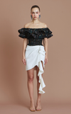 FLORA MINI SKIRT - WHITE