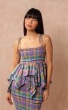 FIJI TOP - PURPLE PLAID