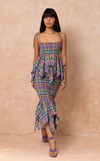 TUVALU SKIRT - PURPLE PLAID