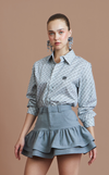 MILANO POLO - BLACK DOTTED SQUARE