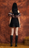 NEVADA SKIRT - BLACK DENIM