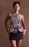BIRA TOP - BROWN FLORAL
